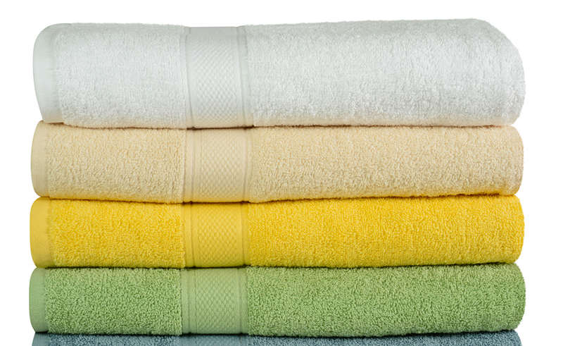 Bath towels.